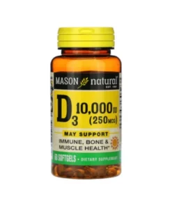 Mason Natural Vitamin D3 10000 UI 60 Softgels